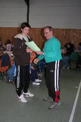 Siegerehrung durch Adam Schleucher und Jochen Lorenz